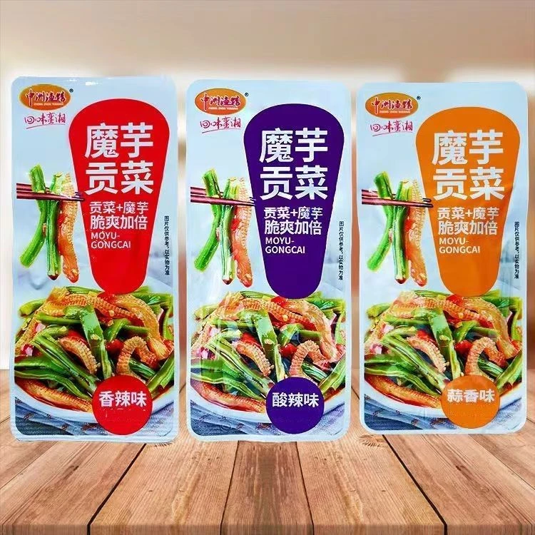 香辣酸辣魔芋贡菜脆爽开袋追剧解馋魔芋零食