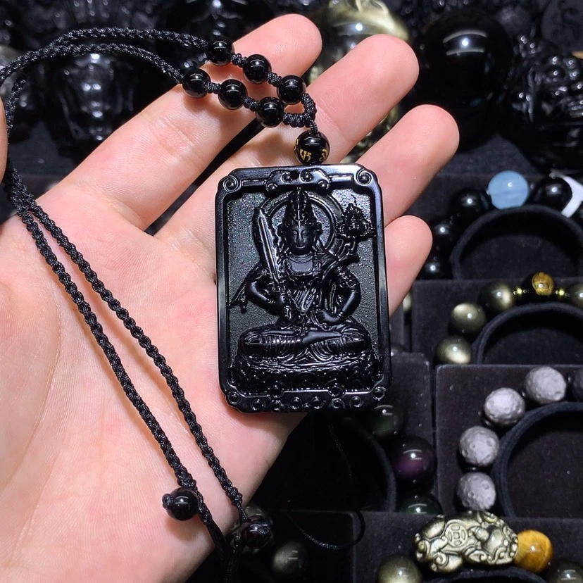【闪购商品】未镶嵌黑曜岩珠宝奇石星**原