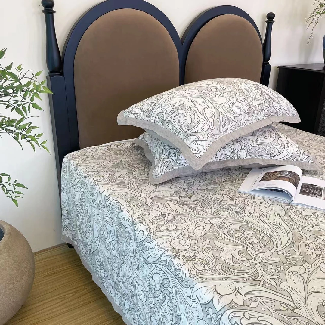 【雅趣】大鱼海棠-关山月 7支双股亚麻工艺凉席