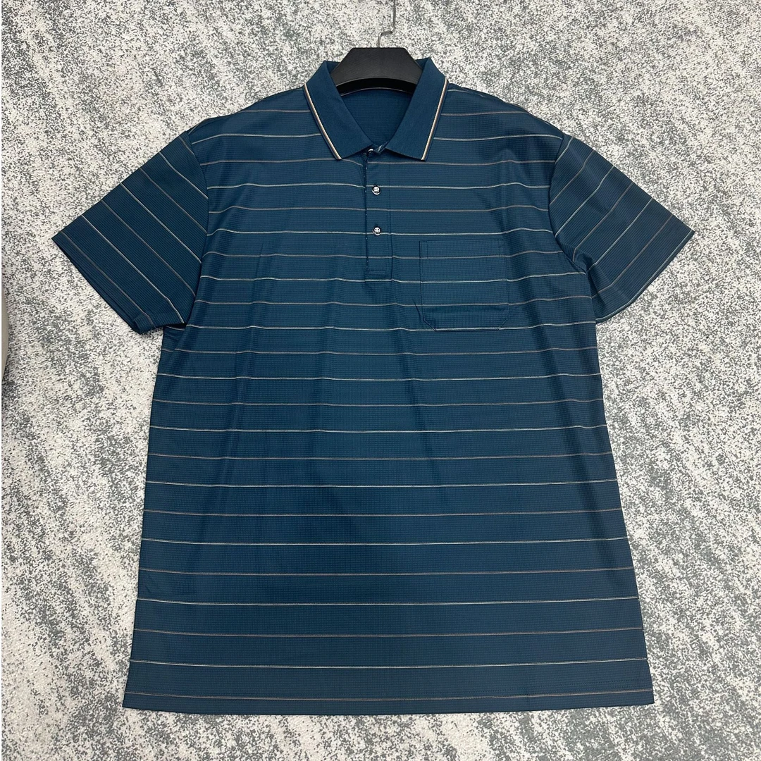 【吴姐定制】8835男装POLO翻领透气短袖T恤