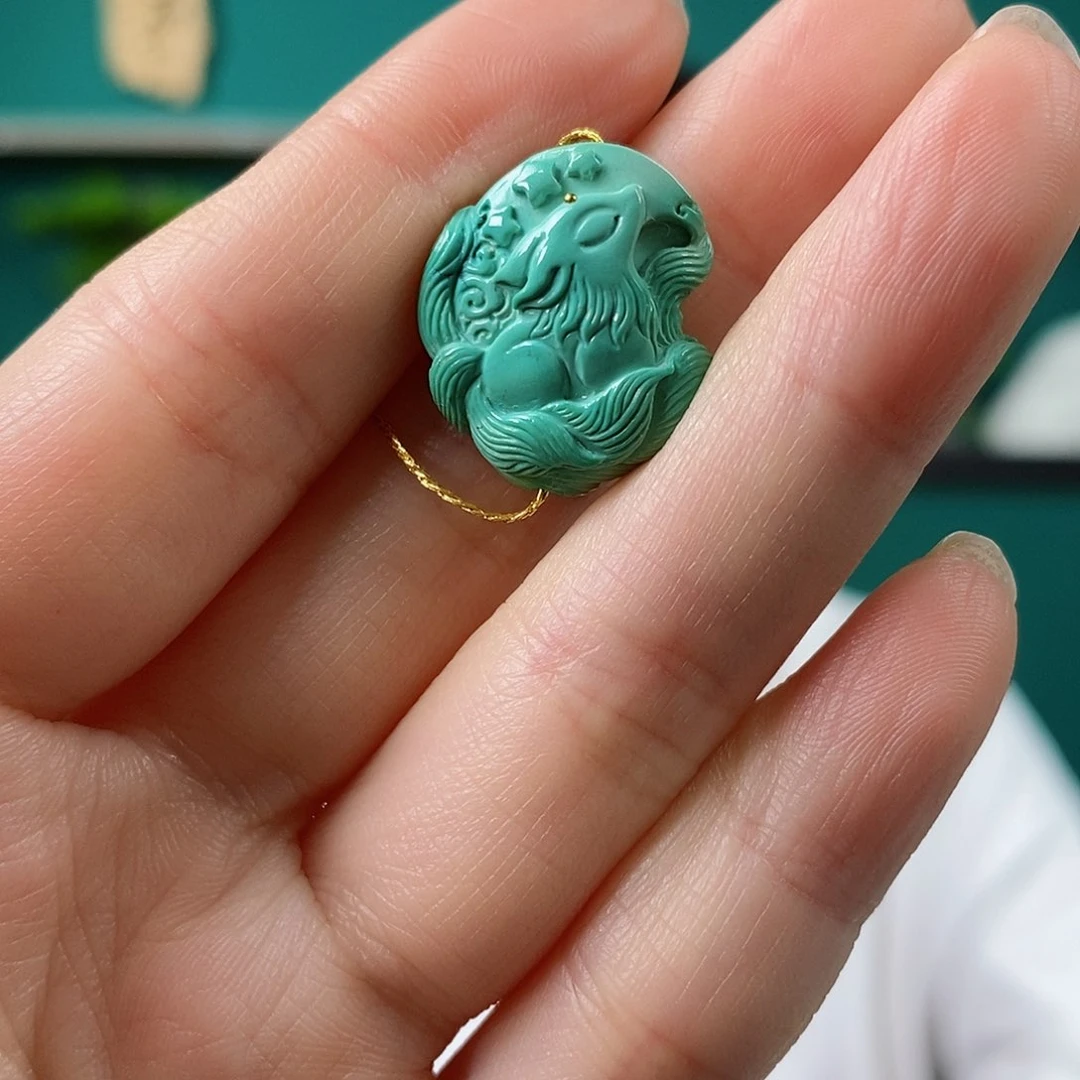 未镶嵌绿松石珠宝奇石