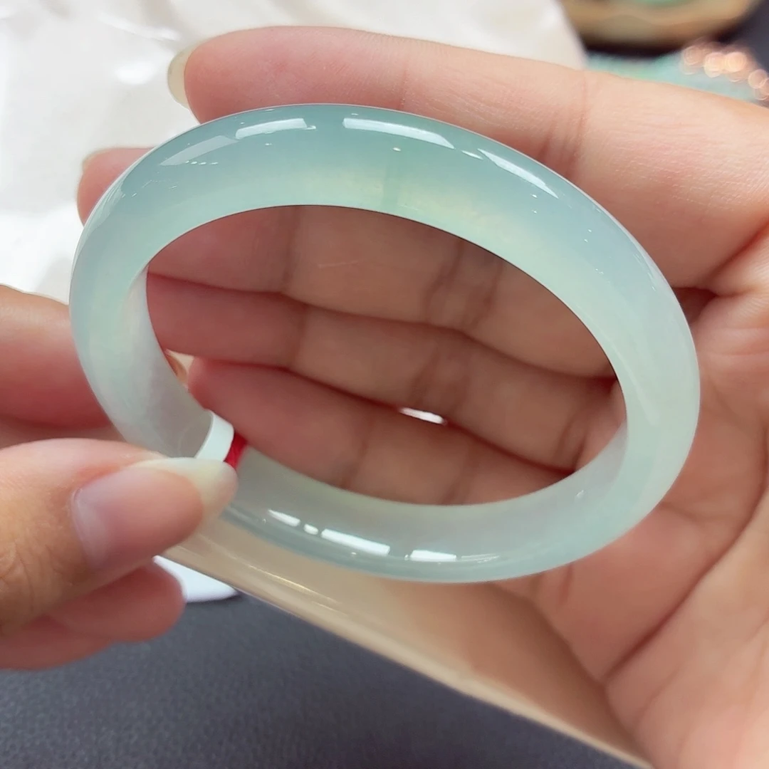 翡翠未镶嵌手镯天然缅甸A货翡翠（珠光宝气）月光女神