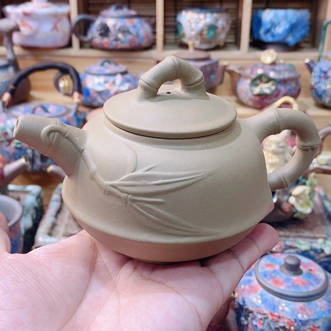粗陶志野柴烧茶器
