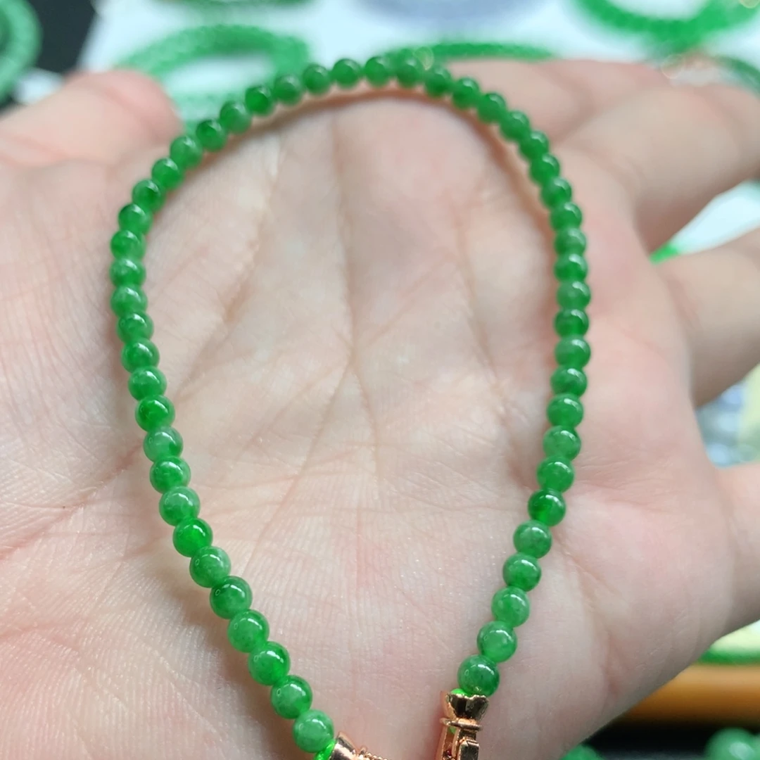 未镶嵌手链翡翠翡翠