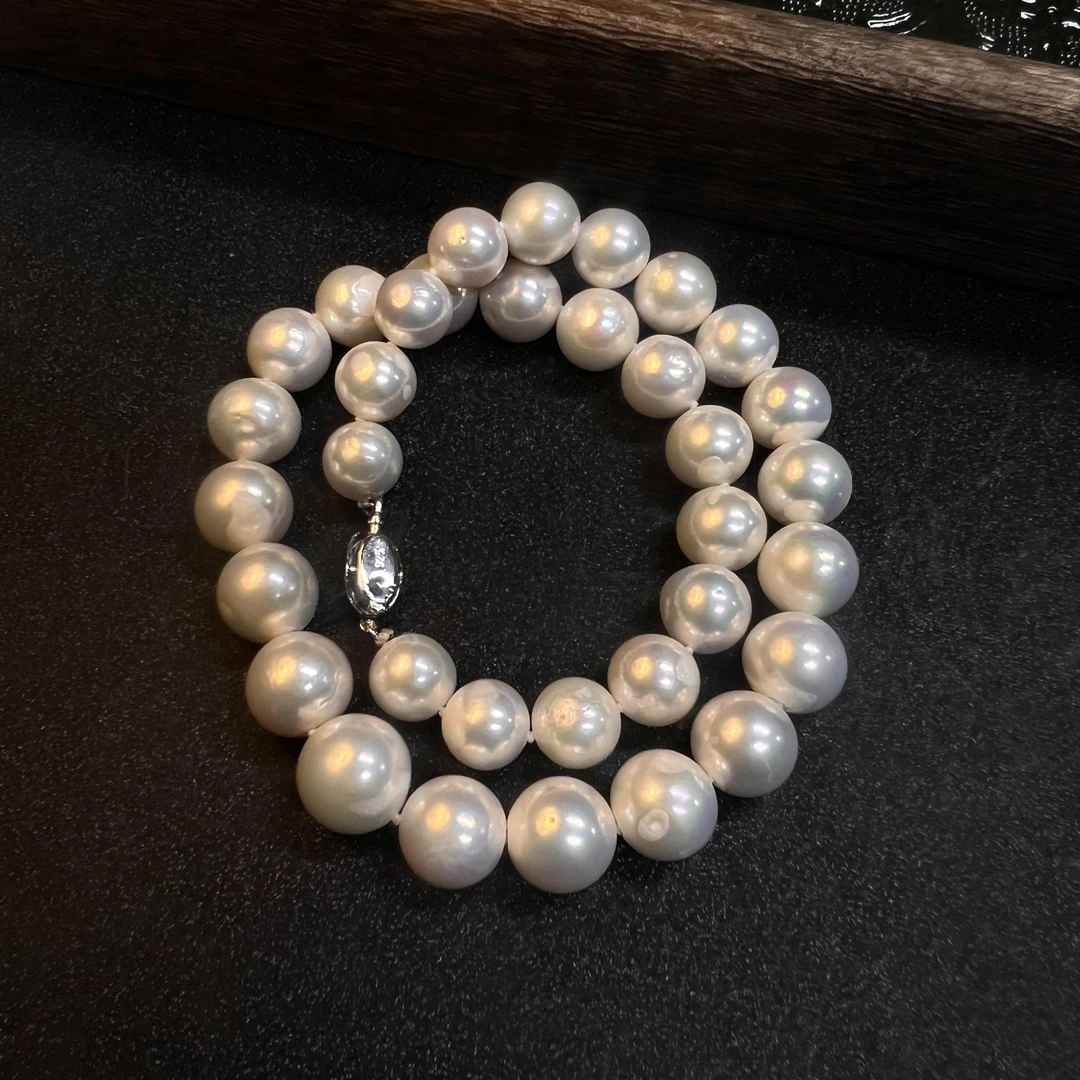 链子925银 0017白色圆球项链