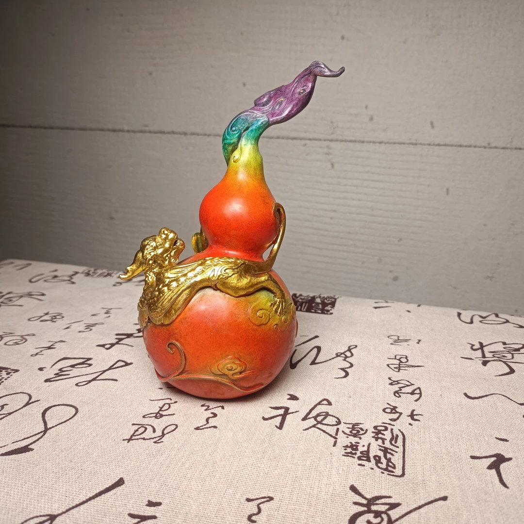 貔貅葫芦 中式摆件 黄铜摆件可爱