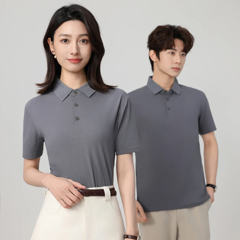 polo衫定制夏季短袖工作服索罗娜翻领冰丝速干t恤商务工装印logo