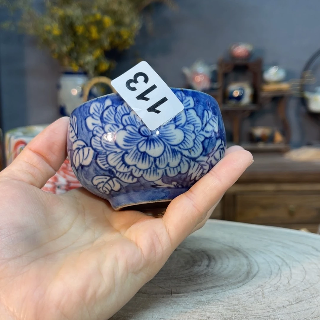 杯素浅陶瓷手工手绘