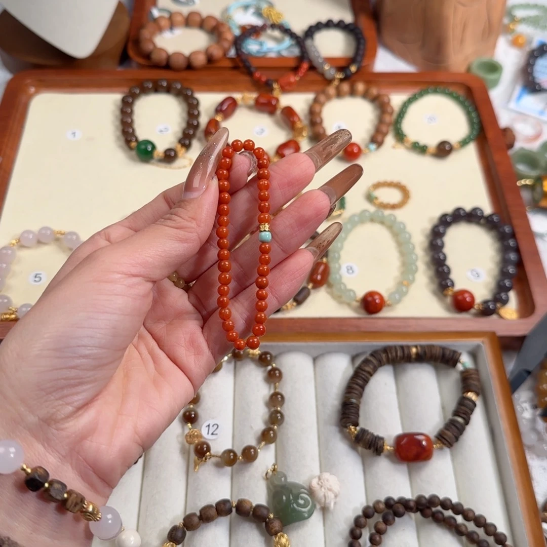 和田玉手串未镶嵌阮***了