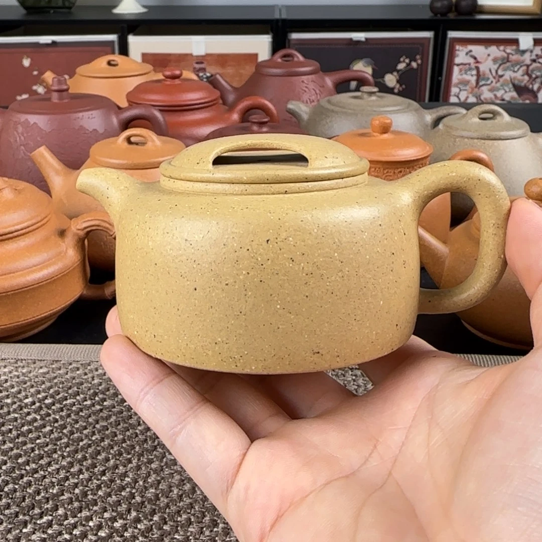 建***号茶壶紫砂微瑕牛盖