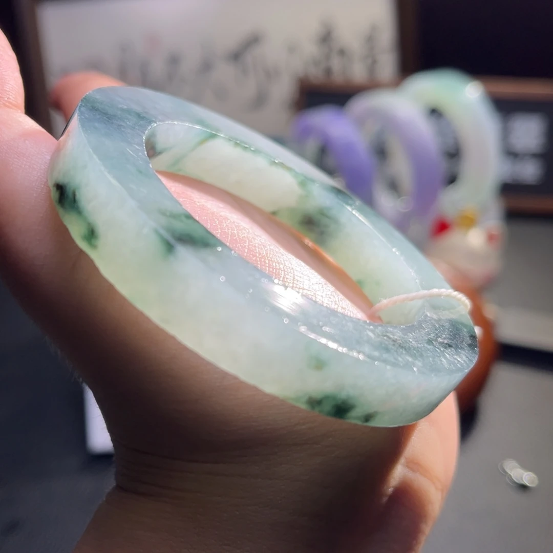 定制翡翠未镶嵌 翡翠手镯定制特价款强推