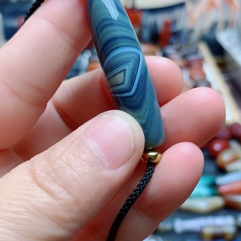 玛瑙/玉髓合金颈饰