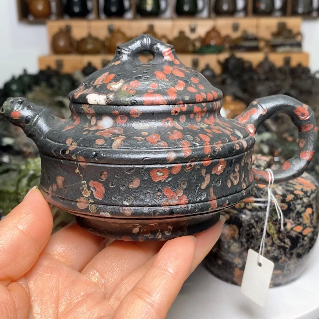 梅花玉红梅竹节壶240cc