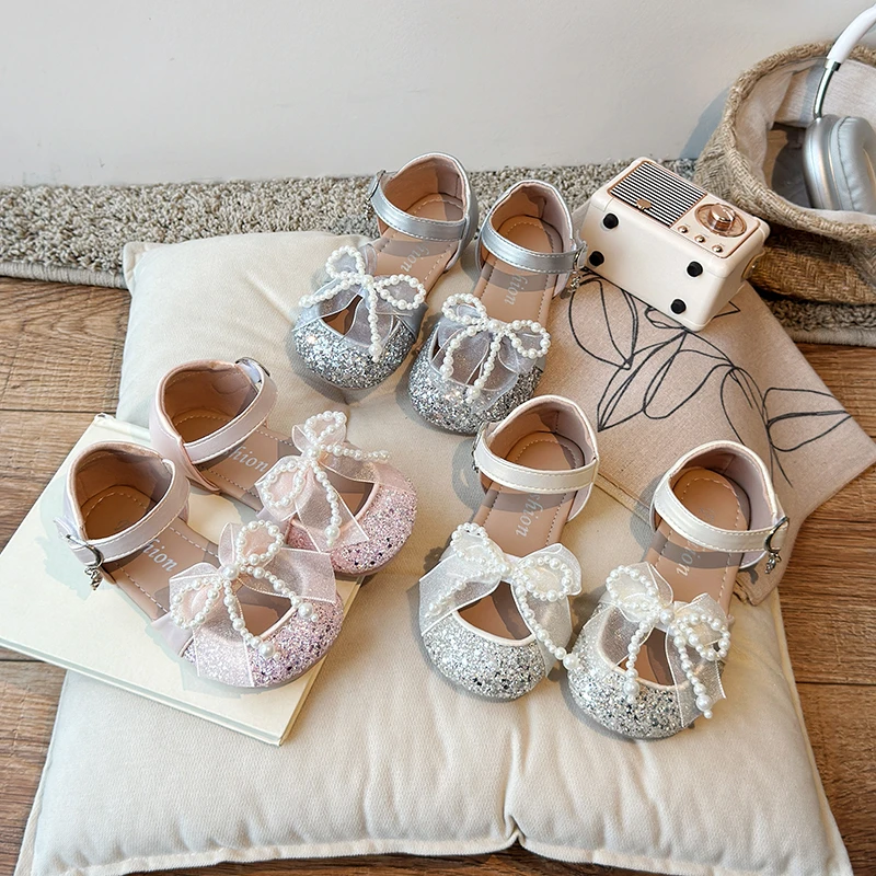 包头女童凉鞋夏季2024新款时尚舒适宝宝儿童公主鞋软底女孩皮鞋子