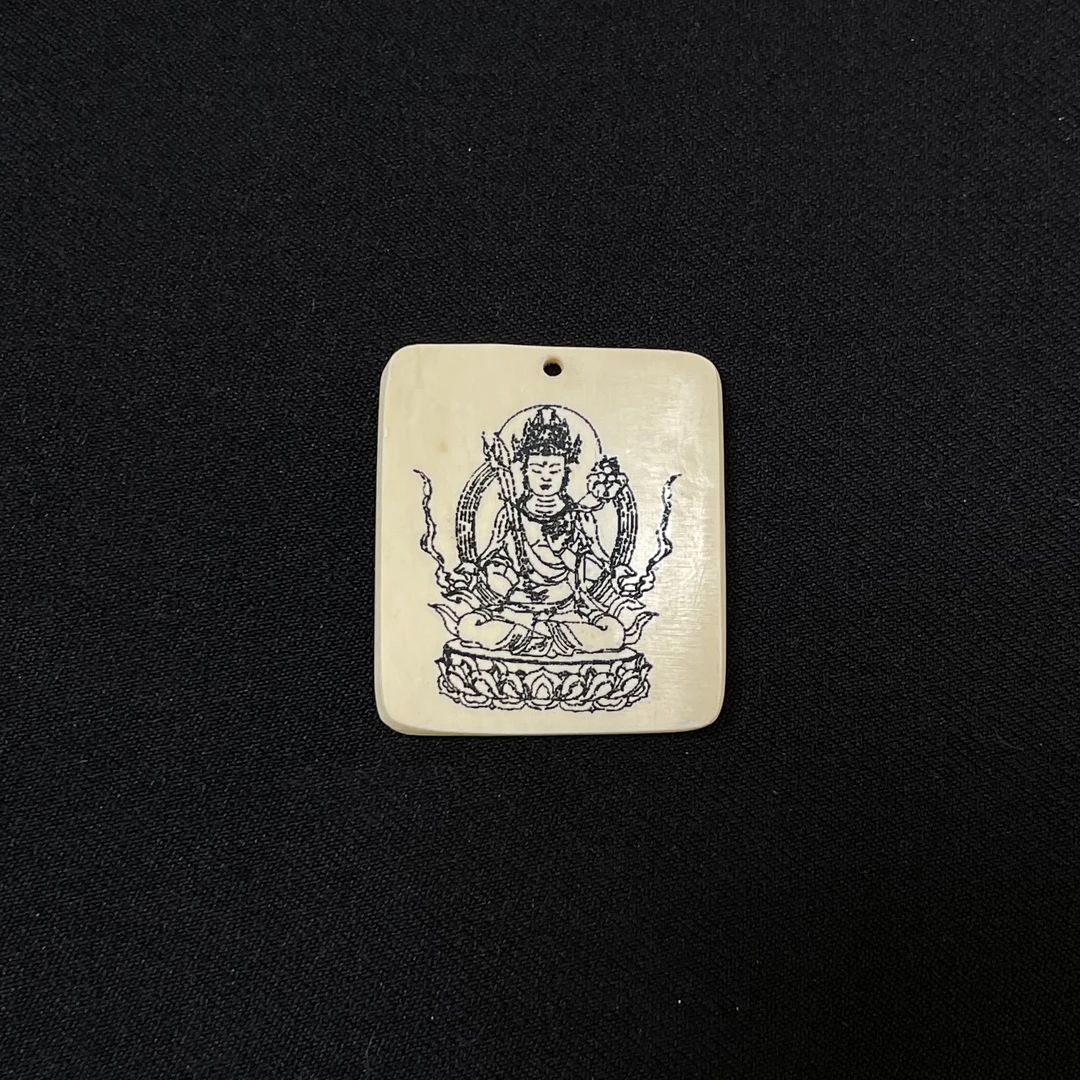 H72922 虚空藏 （牛 虎）只做天然猛犸牙