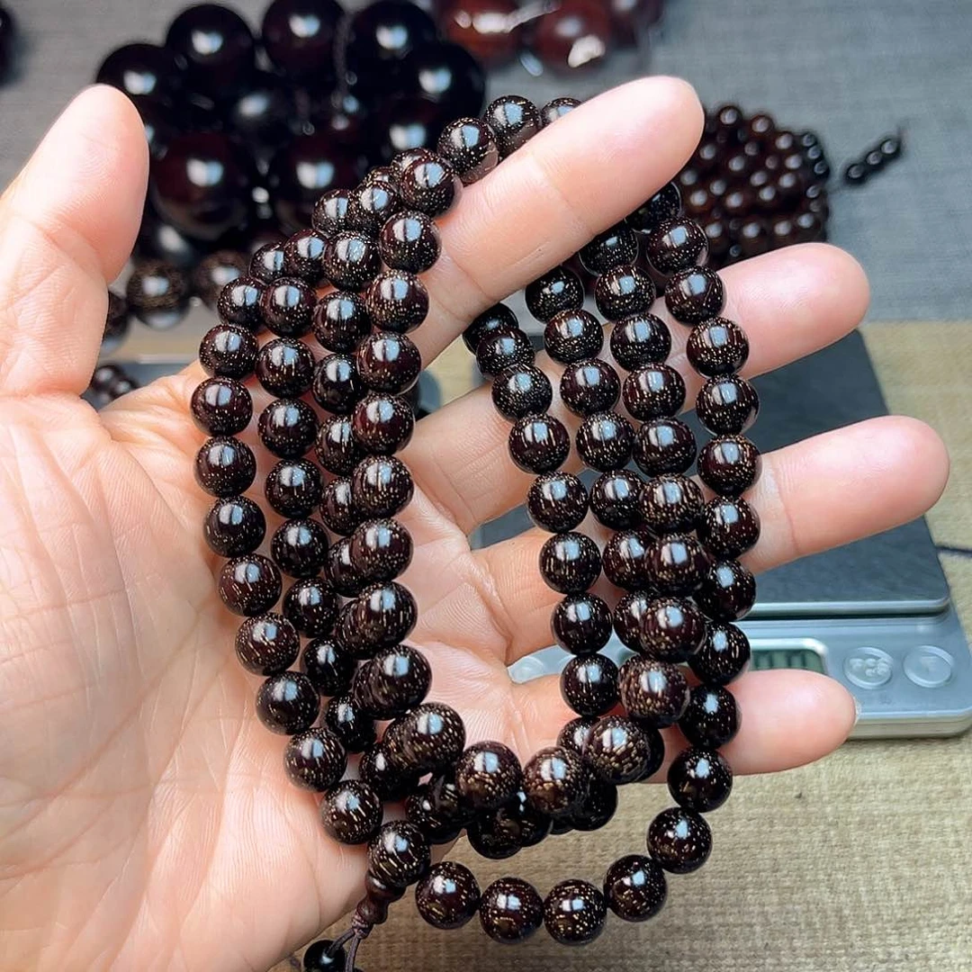 檀香紫檀（小叶紫檀）0.8 108颗 满星