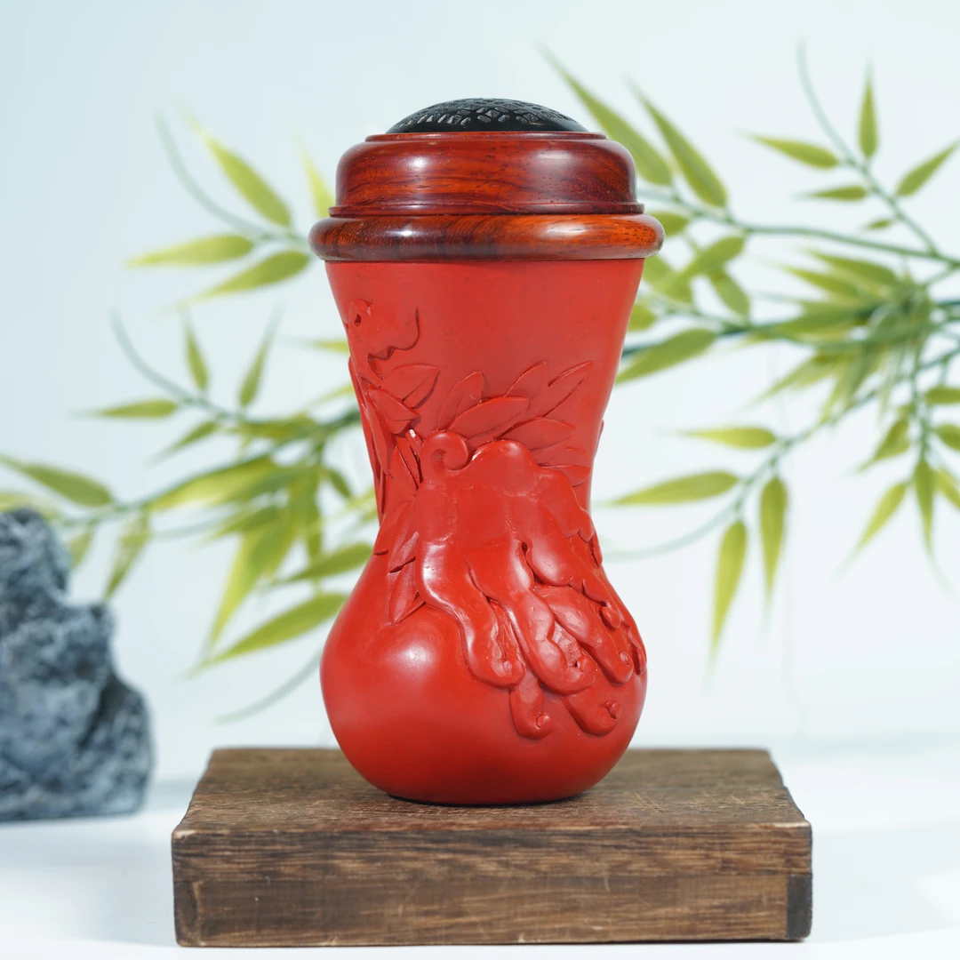 大漆葫芦罐约73.2*143.1mm 11251212-12