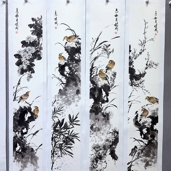 国画亲笔手绘放心去藏