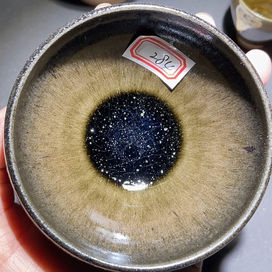牛***妞茶盏284 建窑建盏磨底微瑕