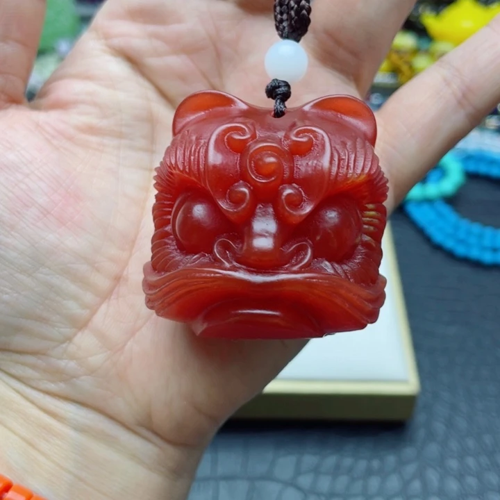 树脂制品40号龙香手把件