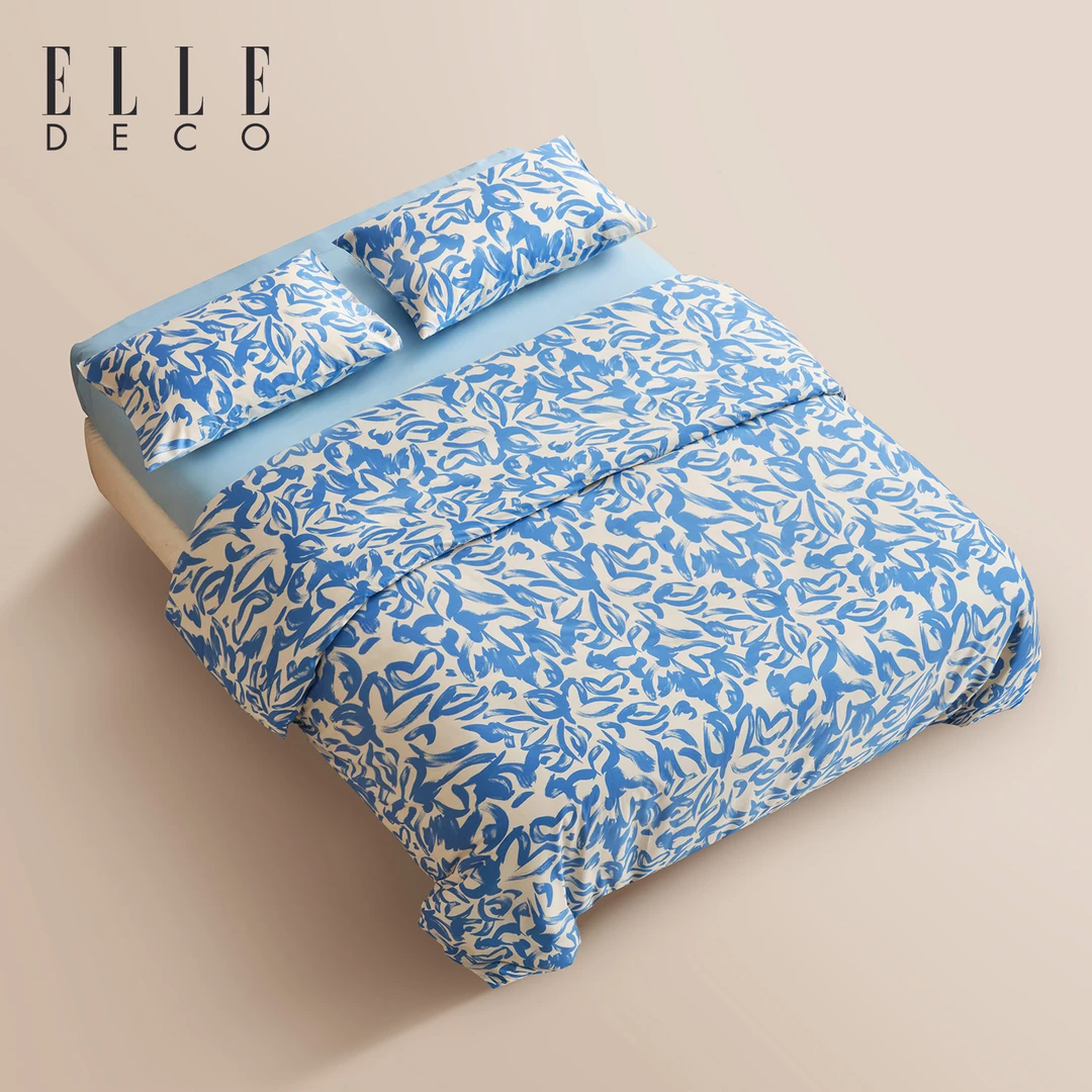 ELLE DECO长绒棉四件套全棉高档床上用品软糯亲肤柏林少女