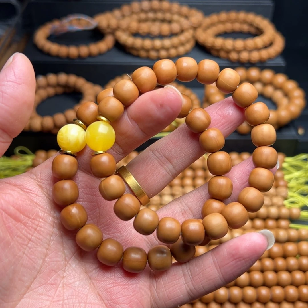 猴头核桃手串金*.微瑕老型