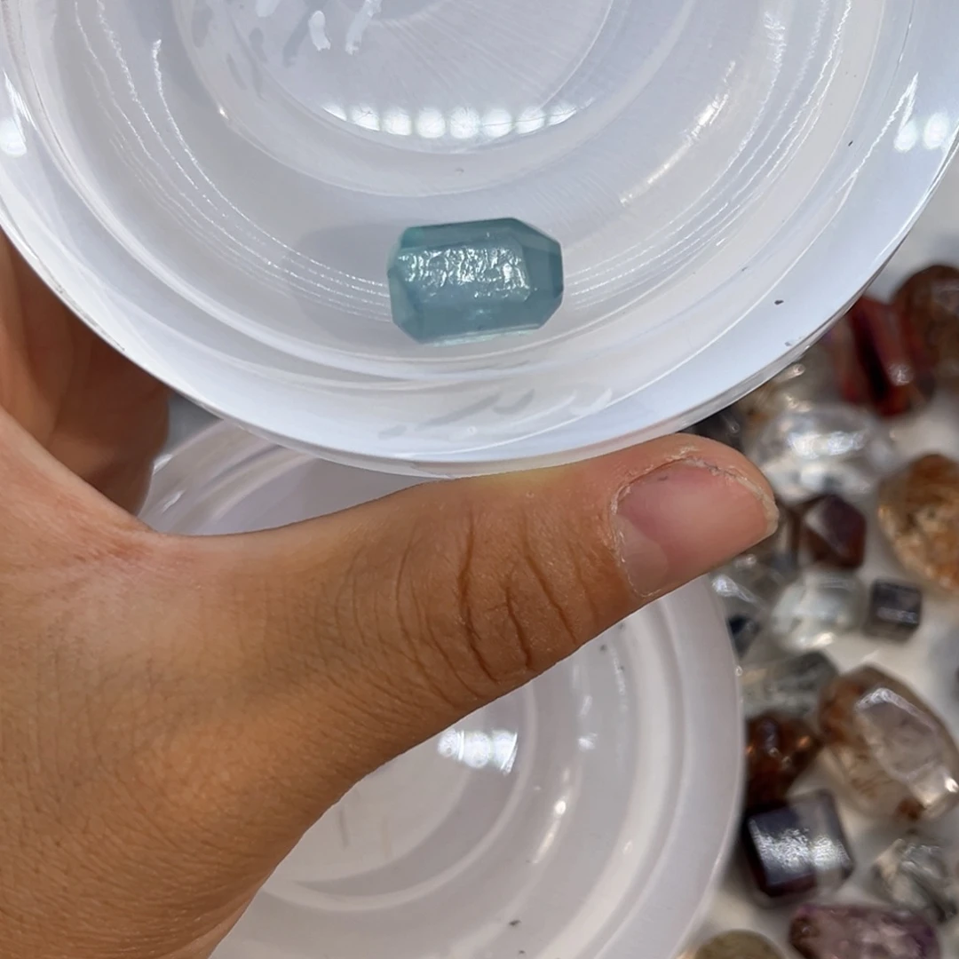 水晶珠宝半成品未镶嵌米***米126打孔