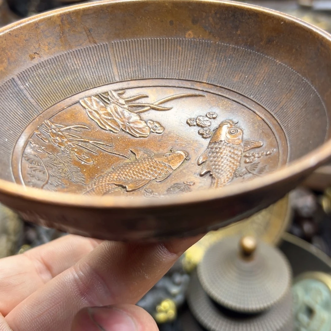 铜摆件欢迎欢迎你