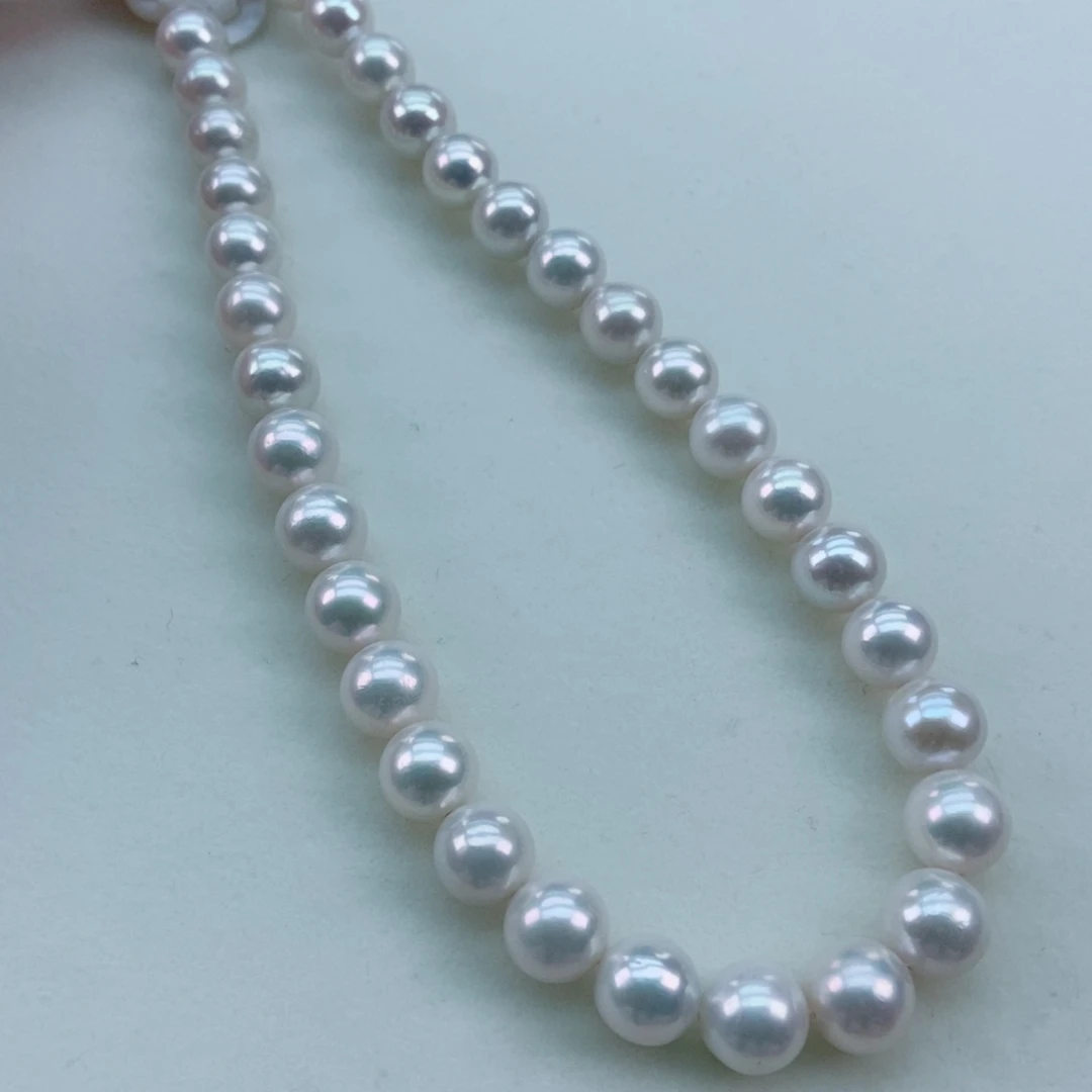 银S925镶嵌淡水珍珠8/10极强光媲美海水灯泡