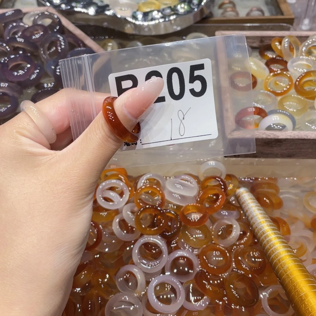 玛瑙/玉髓未镶嵌戒指205