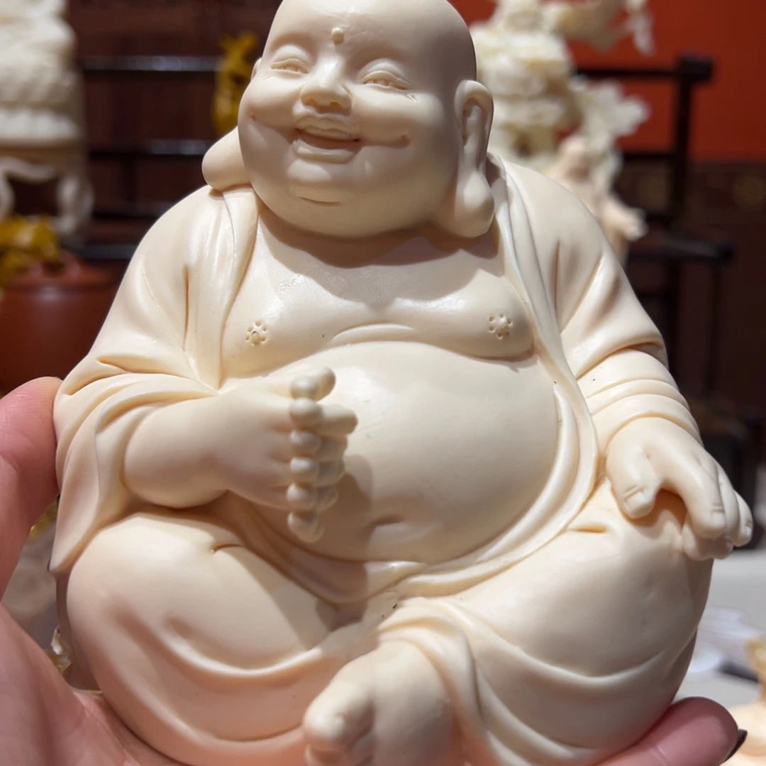 陶大号果雕米勒佛