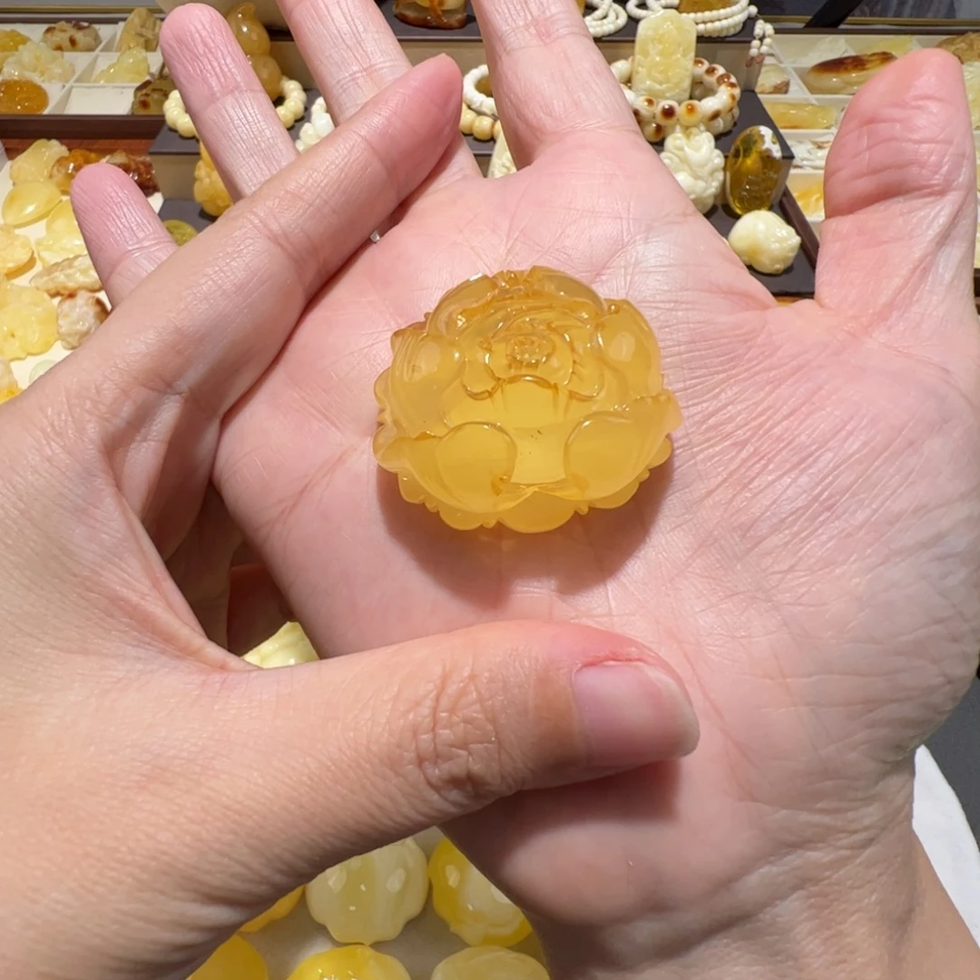 琥珀未镶嵌裸石蜜蜡