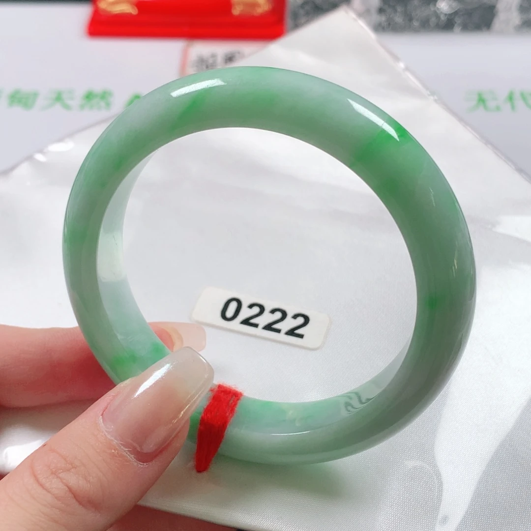 未镶嵌手镯翡翠天然翡翠手镯0222