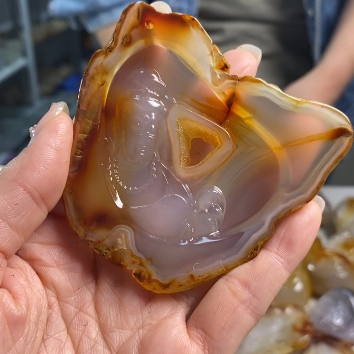 玛瑙/玉髓吊坠(不含链)未镶嵌