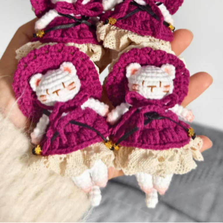 【自由选款专拍】纯手工钩织创意玩偶摆件挂件DIY潮玩默认微瑕