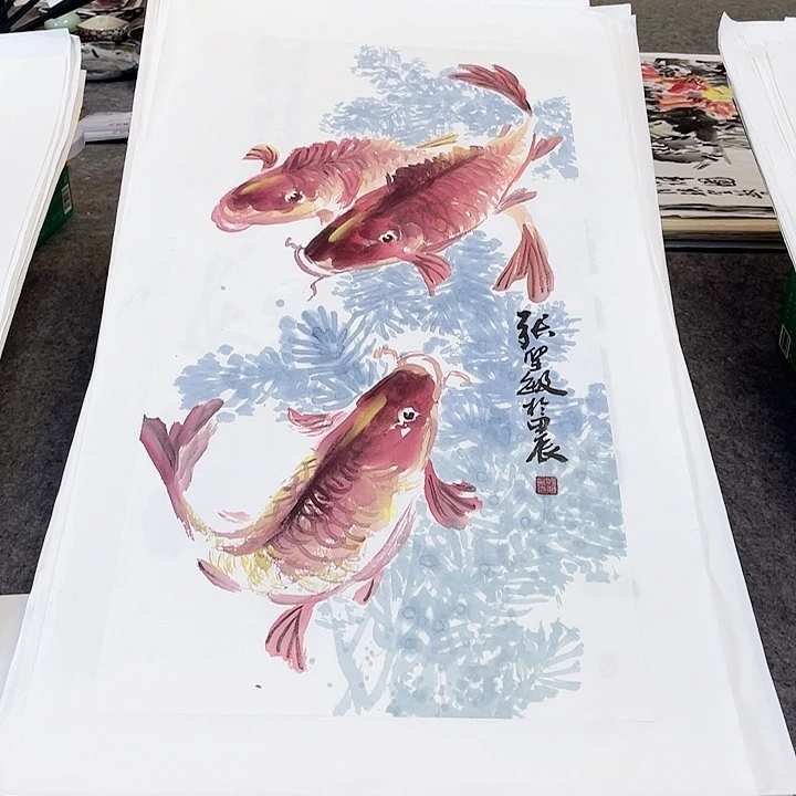 国画张圣敏先生纯手绘作品