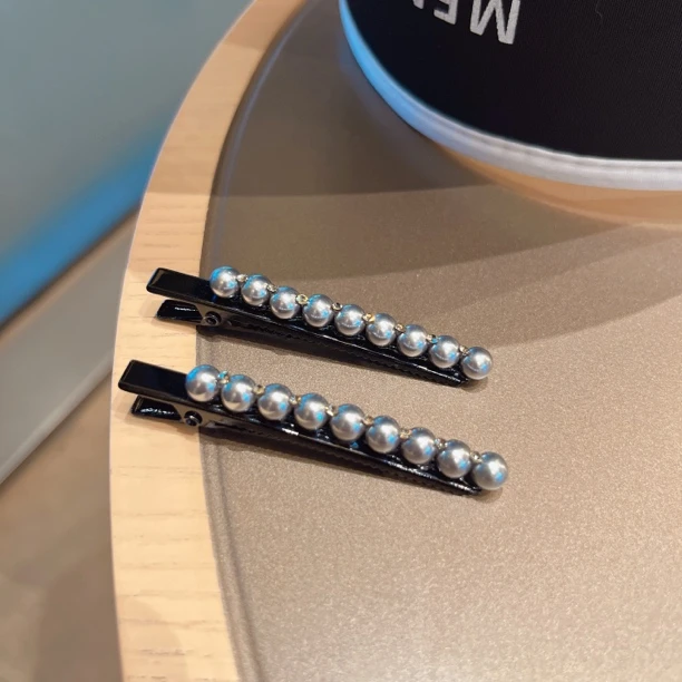 顶夹奢华气质边夹日韩女森系发夹碎发夹网红刘海夹百搭发卡复古