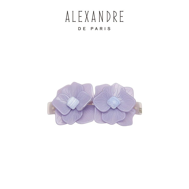 ALEXANDRE DE PARIS巴黎亚历山大宝莲花8公分发夹发饰头饰