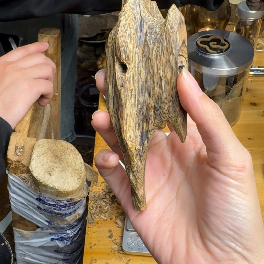 沉香沉香碎屑白棋品种块料45克