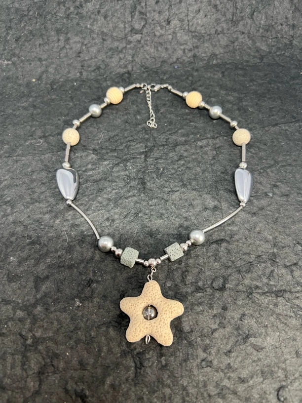 铜合金项链 独立设计小众手工手作五角星女款项链