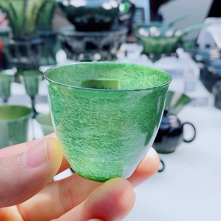 和田玉（青玉）未镶嵌把件微瑕