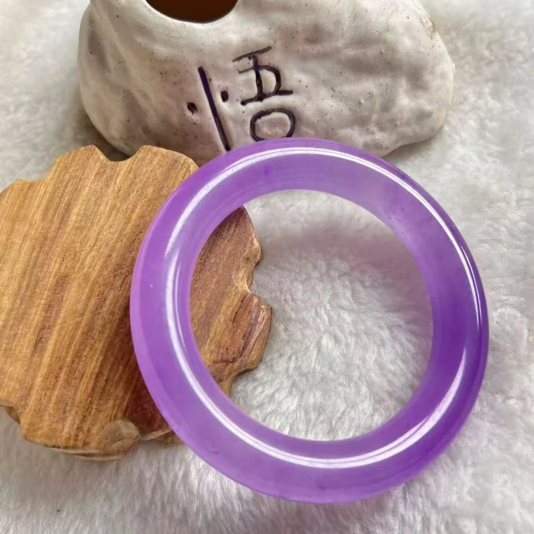 紫圆条高端手镯高雅华丽华贵精美绝伦