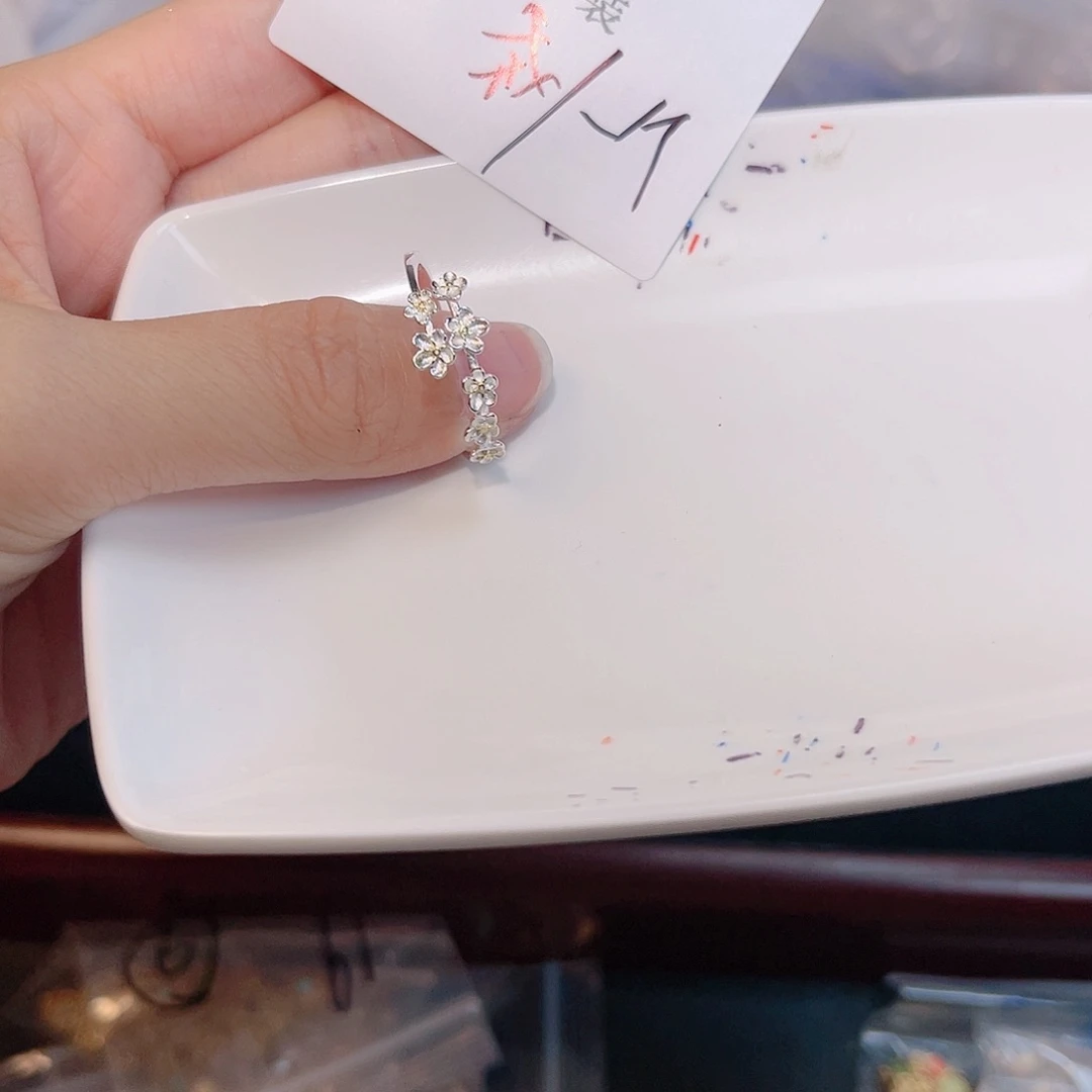 紫晶珠宝半成品银S925镶嵌140