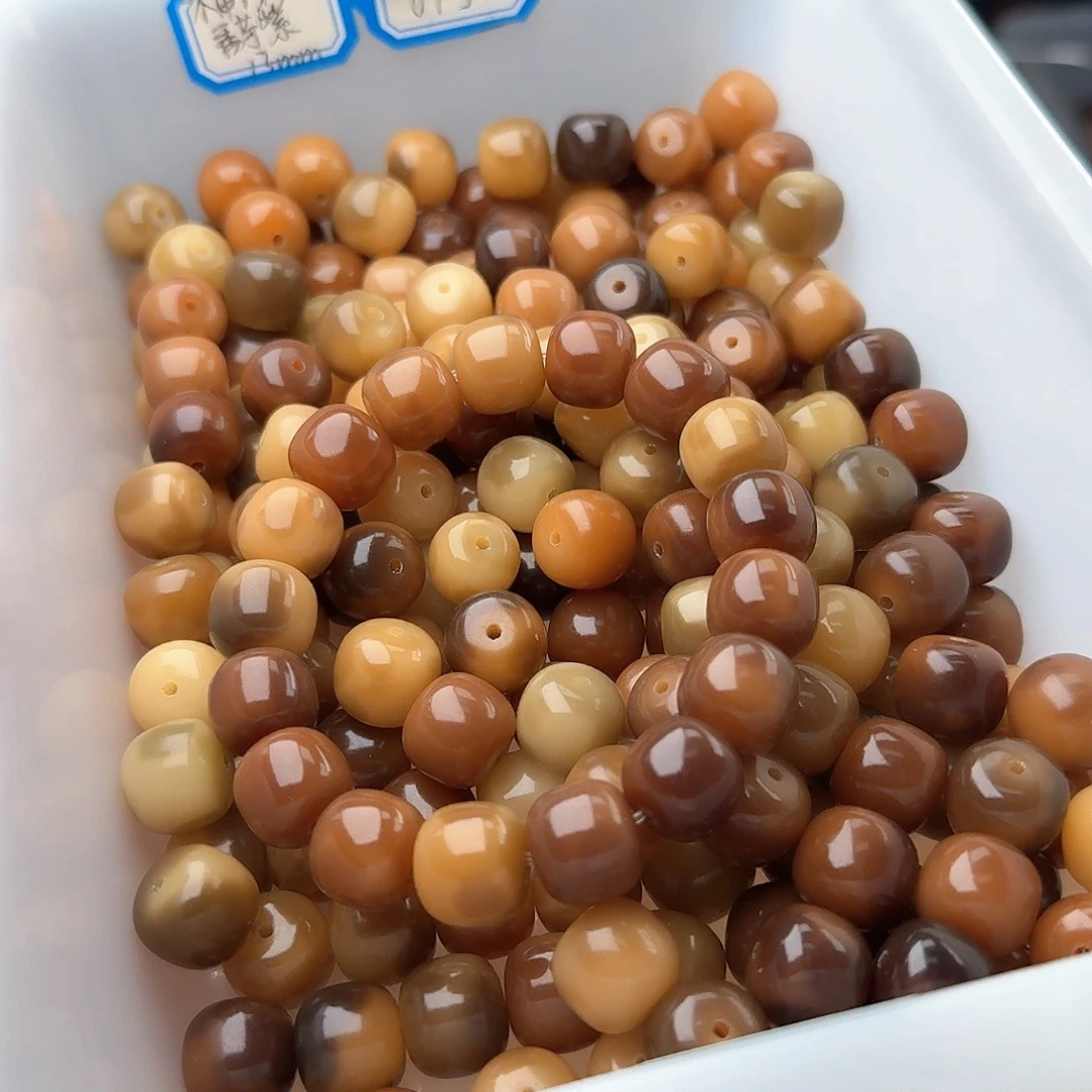 菩提根/象牙果吊坠50颗风化花皮13桶