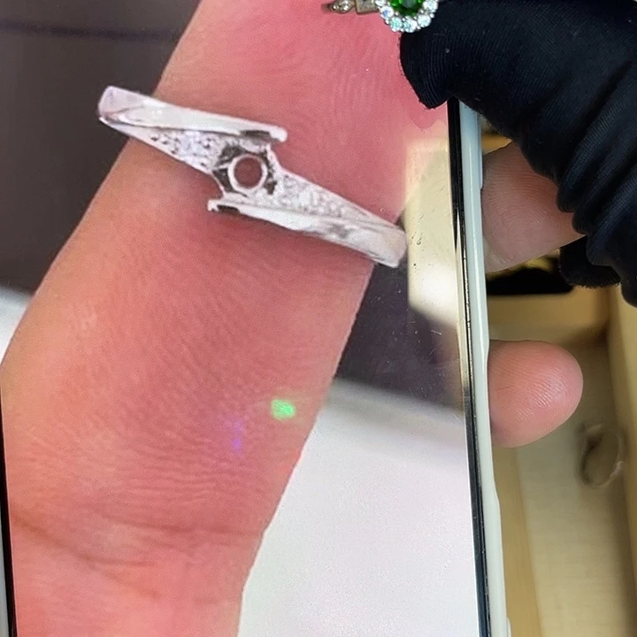 1234透辉石银S925镶嵌晒**阳12345