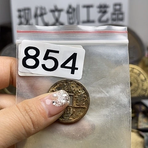 铜静**雨现代文创工艺品现代花钱