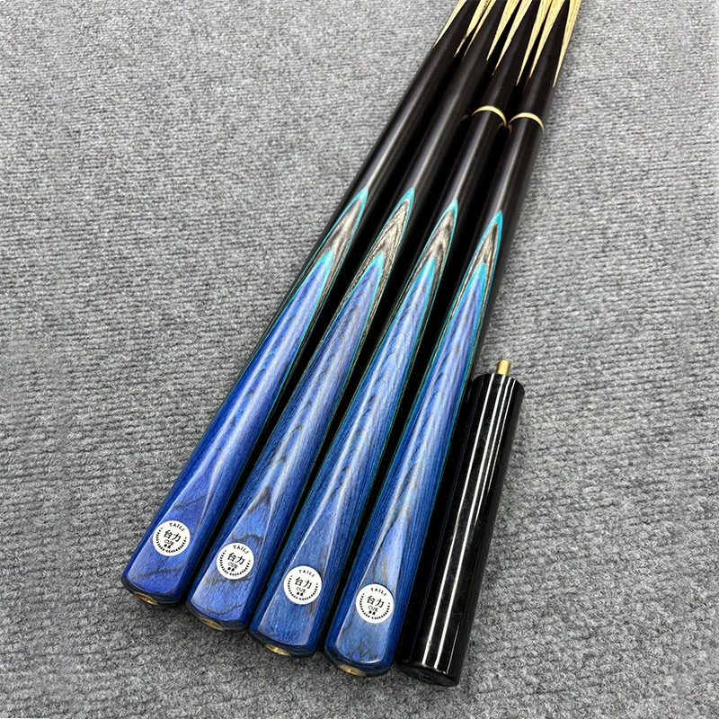 枪神10mm小头通杆分体台球杆中式黑8八球杆桌球杆斯诺克白蜡木