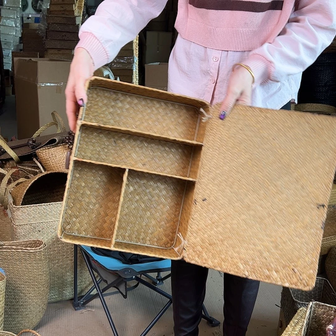 草编包/草编收纳盒微瑕疵