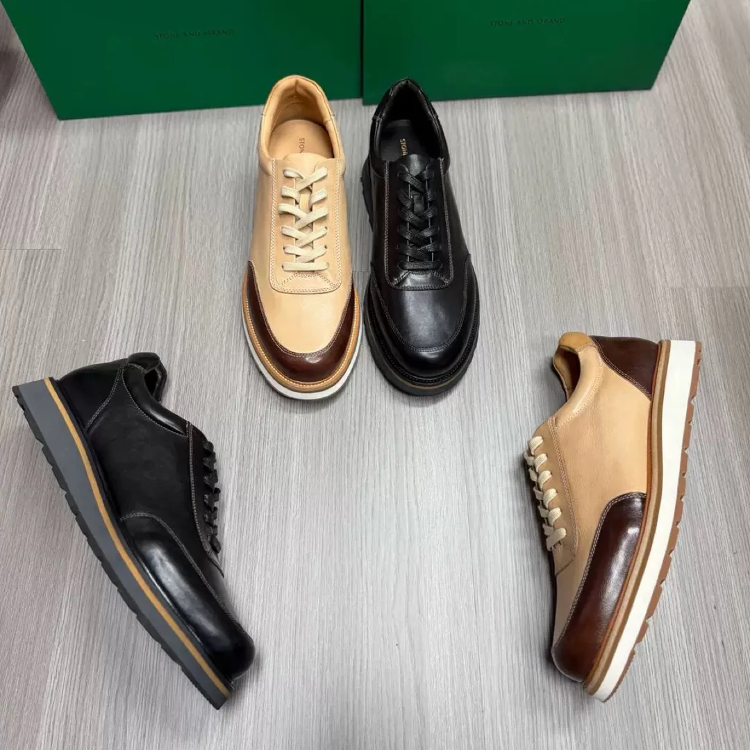 马皮复古时尚休闲百搭休闲鞋