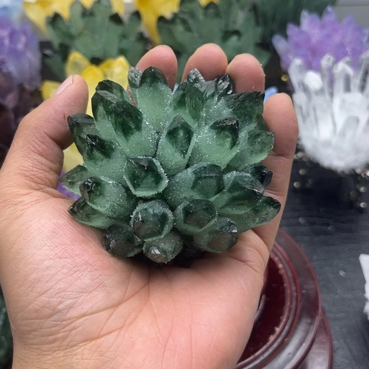 琉璃手工艺品小**敌晶簇